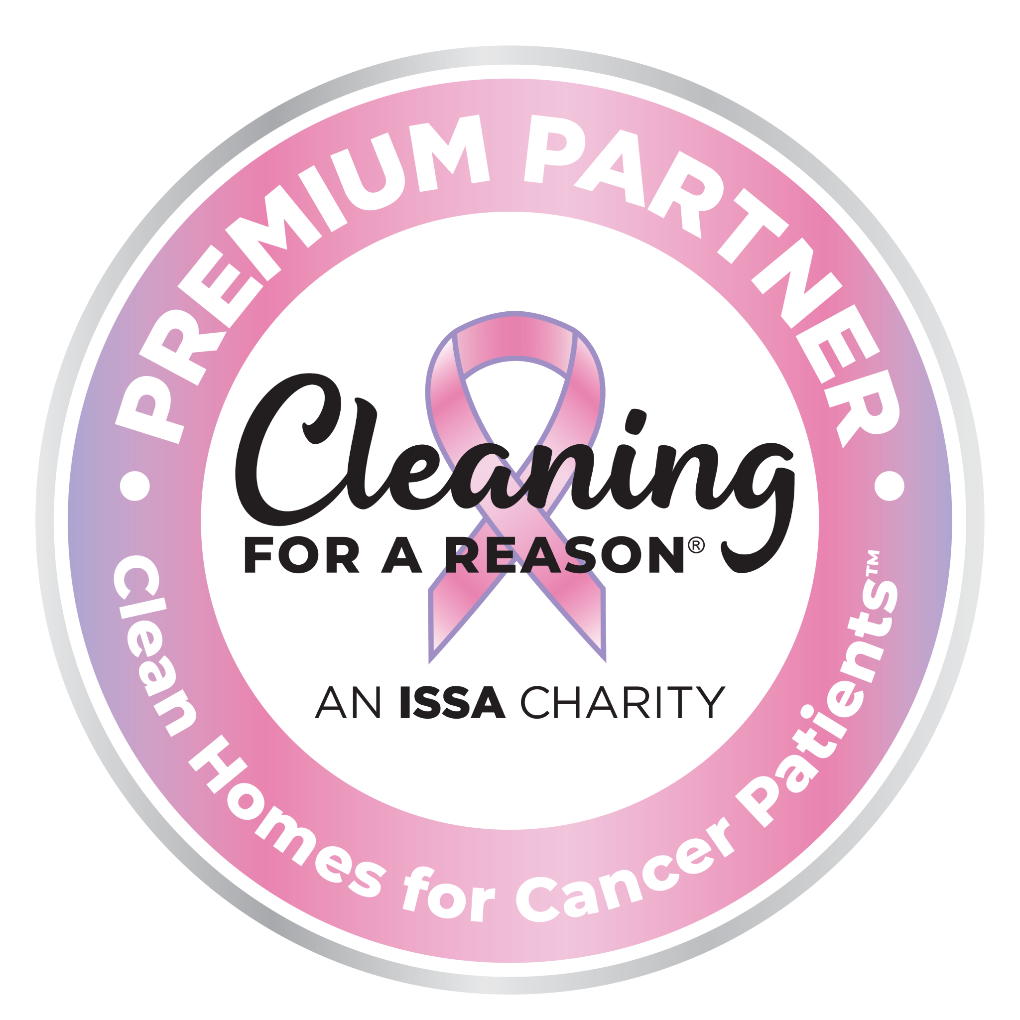 Cleaning for a reason badge